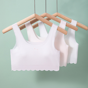 女童内衣发育期小学生二阶段背心舒适柔软无痕薄款固定杯少女文胸