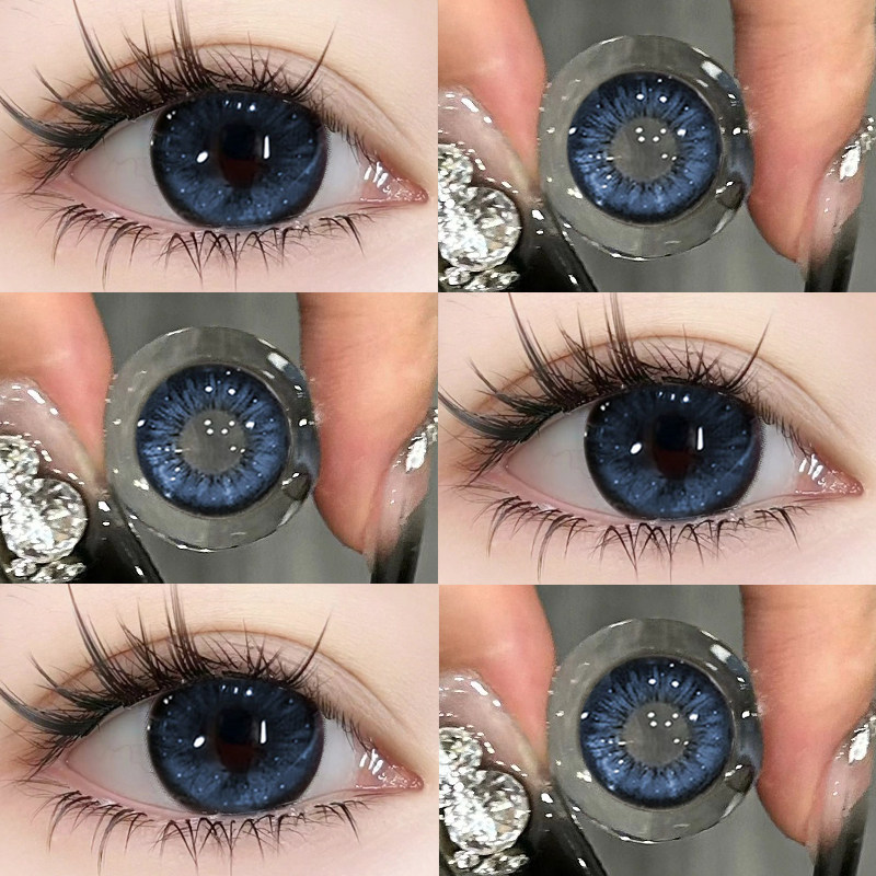 30片装立省40元2024新款日抛美瞳蓝色