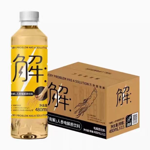 有解人参水480ml*15瓶