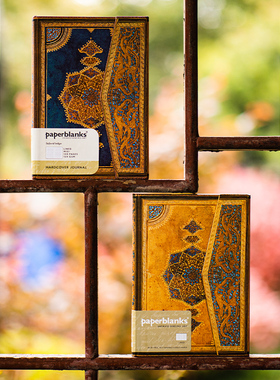 paperblanks萨法维复古典笔记本Safavid日记事本子文创精美印花文具手绘线装订无酸纸创意潮流硬面抄生日礼物