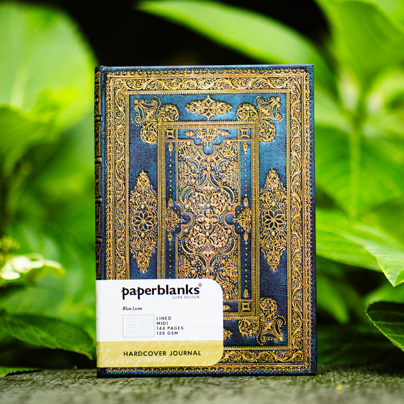 paperblanks佩兰克新品精美设计蓝色奢华新款笔记本复古文艺文创精美手帐精致欧式记事本文具学生生日礼品