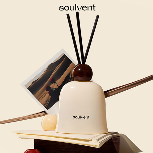 天猫惊喜盒丨所闻soulvent茶香无火香薰藤条扩香栀子卧室香氛持久