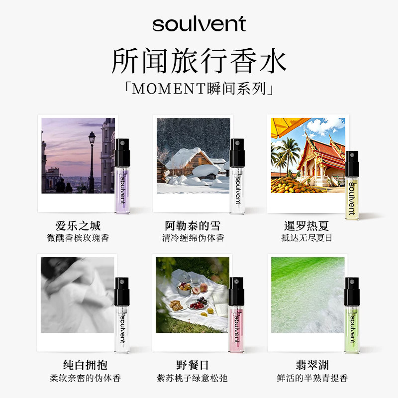 thumbnail for [20 yuan off on repurchase] Soulvent Instant Perfume Sample Wooden Oriental Fragrance Set