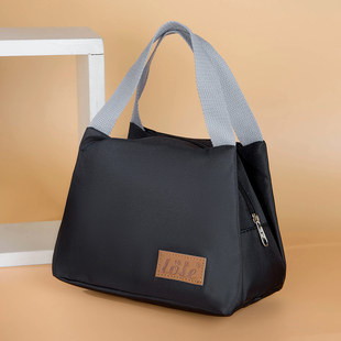 手提包女包饭盒袋防水上班手提便当带饭学生小布包包手拎包化妆包