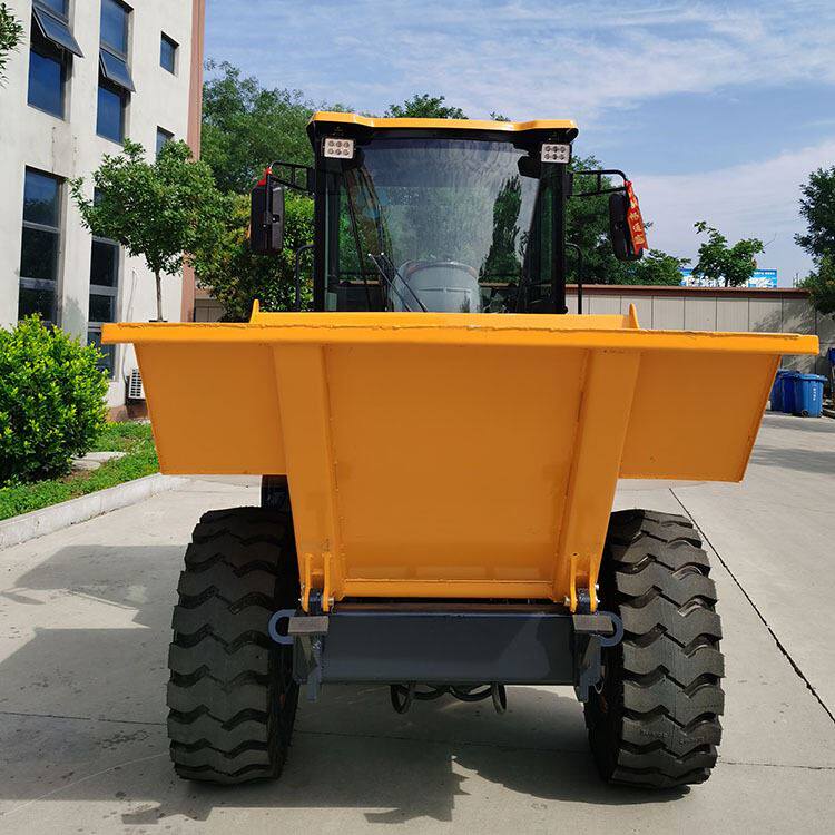 小型翻斗车工程前卸式运输车机器装载机翻斗设备