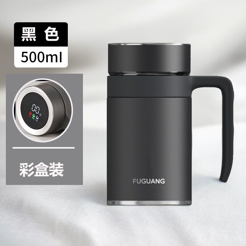 富光316保温杯带手柄公杯304不锈钢士彩盒商务水杯企业刻字官正品