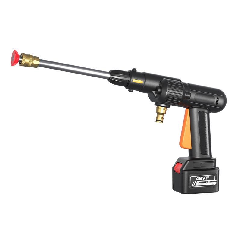 第四代柱塞泵不锈钢杆系列锂电洗车E机高压清洗机无线洗车枪水枪