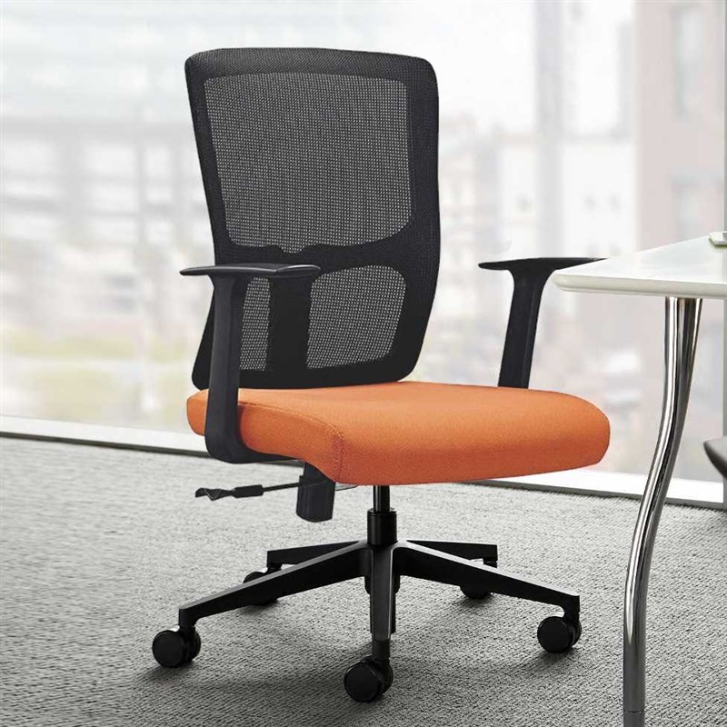 办公职员椅家用电脑椅会议椅培z训椅简约现代升降转椅透气网布座