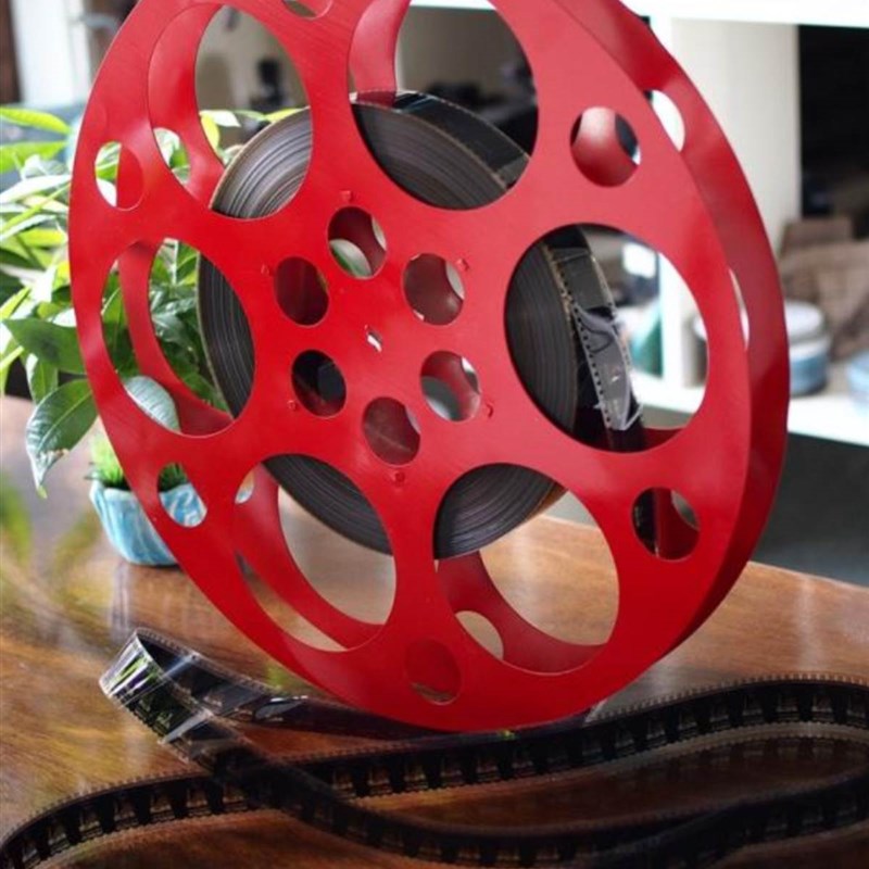 复古怀旧老电影g胶片35毫米70mm电影胶片胶卷电影片夹创意道具摆