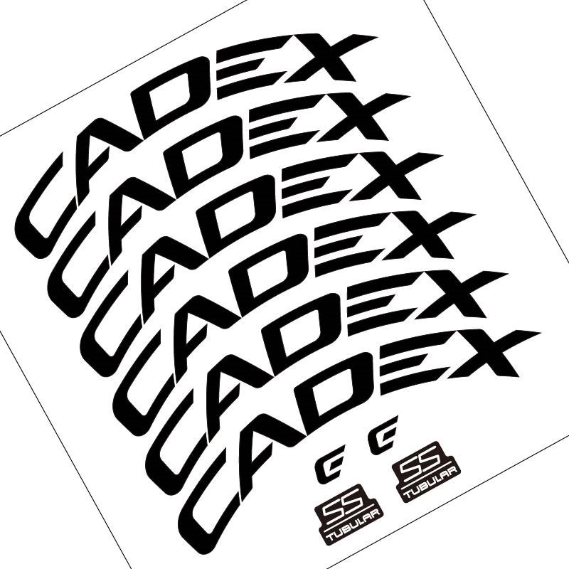 CADEX轮组贴纸公路车碳刀圈轮圈单x车贴改色环法36/42/65/50 ULTR