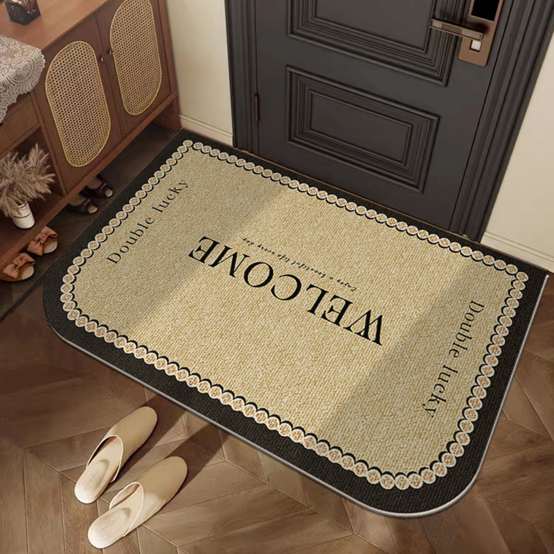 进门地垫入户门垫法式高级感地毯家用门口防滑耐脏脚垫玄关门垫子
