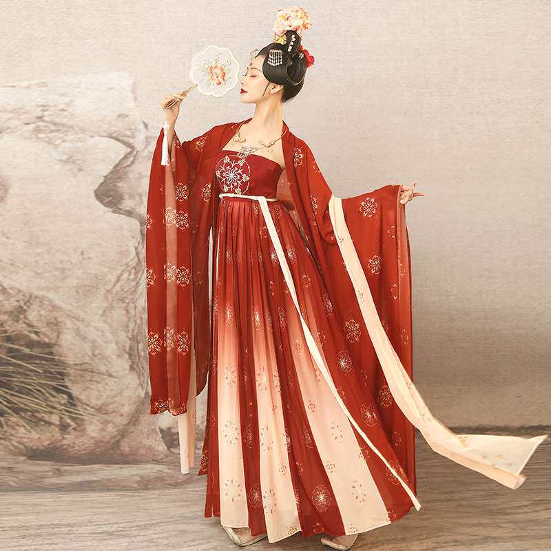 LUOCHUAN HANFU 여성 가을 ??요정 스타일 LUO CHANGAN CHEBUL