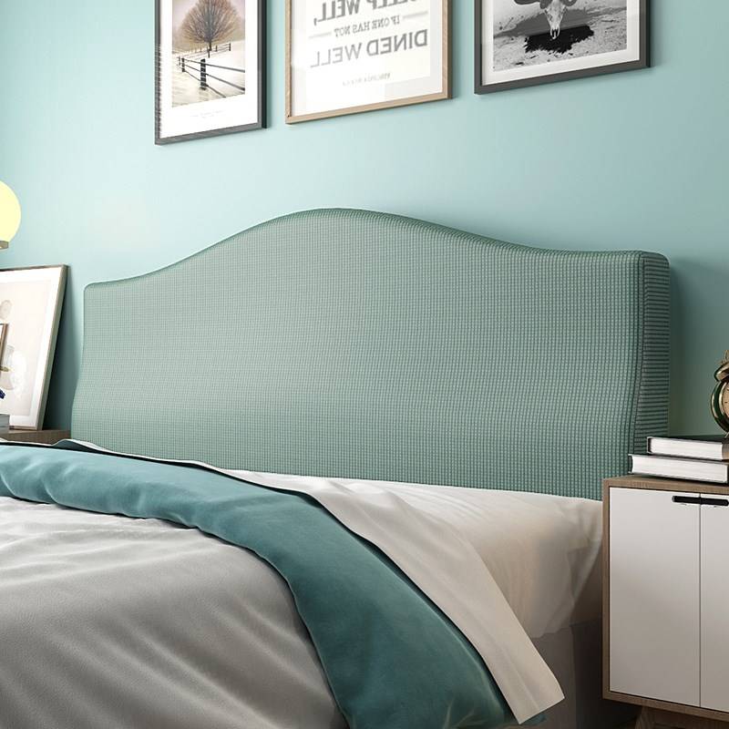 床头套罩弧形凹凸型2022新款公主风格欧式半圆软包全包不规则防尘