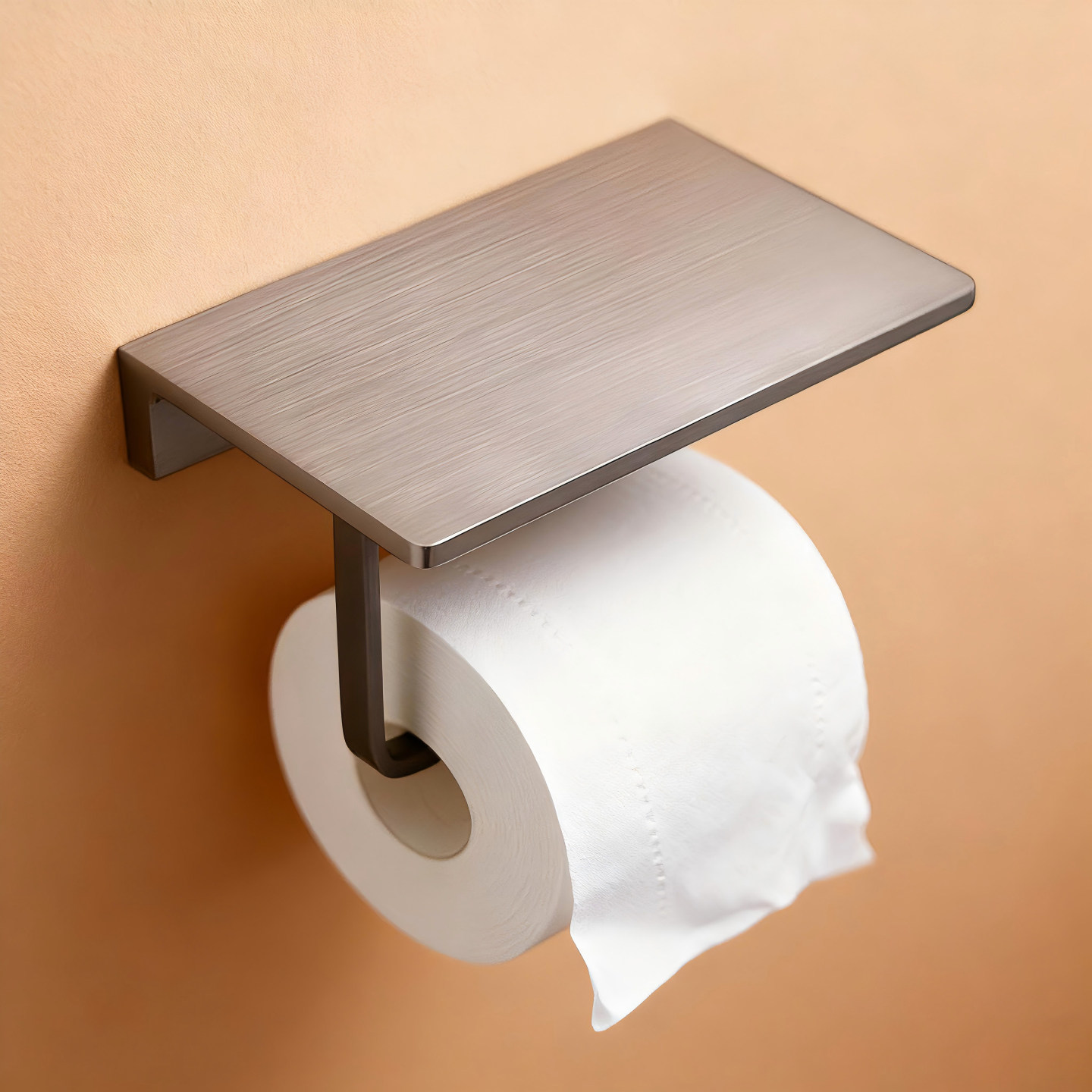 纸巾架全铜实心加厚免打孔多功能