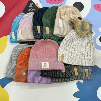 挪威Morild Norway多色针织帽反光户外保暖帽北欧小众秋冬毛线帽