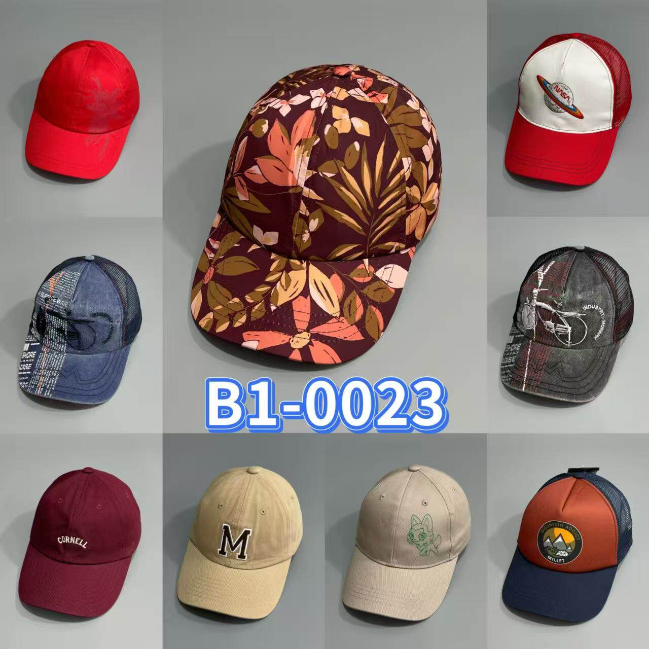 外贸出口欧美街头嘻哈滑板鸭舌帽男女时尚休闲百搭防晒遮阳棒球帽