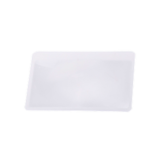 正品卡片式放大镜10倍20光学镜面高倍高清阅读鉴定便携老人儿童菲涅尔透镜点火