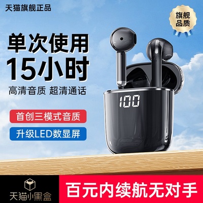 【TOP/超长续航】蓝牙耳机2025新款真无线降噪半入耳式大电量男女