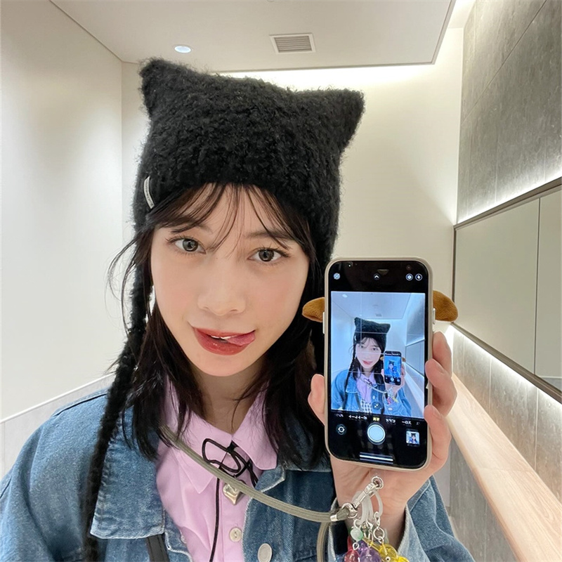 override渔夫帽日常男女秋冬针织