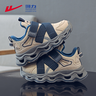 回力童鞋儿童棉鞋运动鞋冬季2025新款加绒冬鞋男童鞋子大童老爹鞋