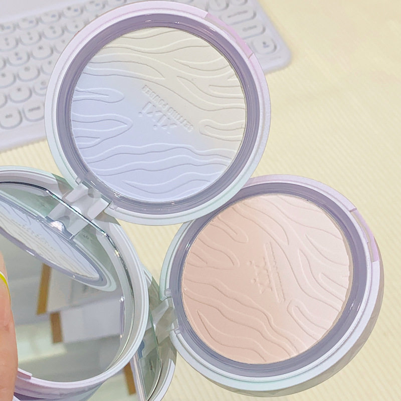 彩妆XIXI云霓柔焦粉饼 哑光持久遮瑕修容提亮防水不脱妆定妆粉底