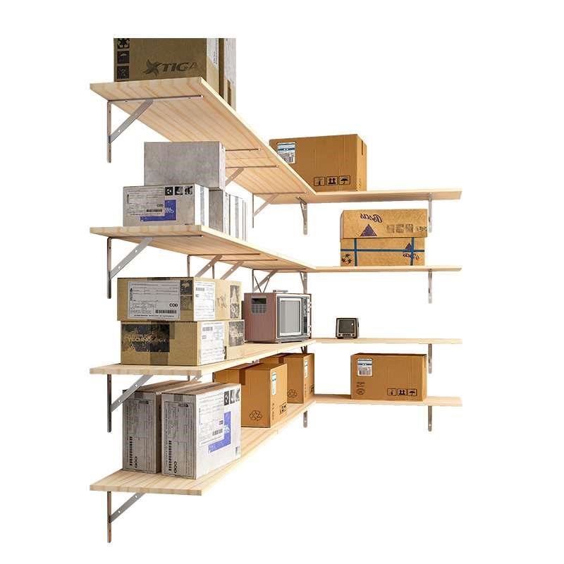 墙上置物架卫生间墙壁实木挂墙一字隔板壁挂式墙面上墙木板收