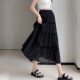 休L闲A字裙夏装 半身裙宽松大码 简约孕妇裙 外穿中长款 孕妇裙子夏季