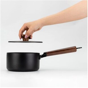 章砚铁铺小铁锅家用小号奶锅煮面油炸K无涂层锅日式宝宝辅食锅