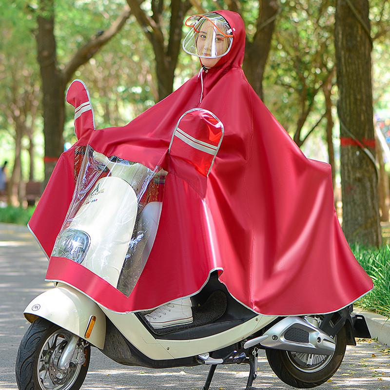 雨衣电动车罩防暴雨踏板车电瓶摩托车加大加厚全身U时尚男女款雨