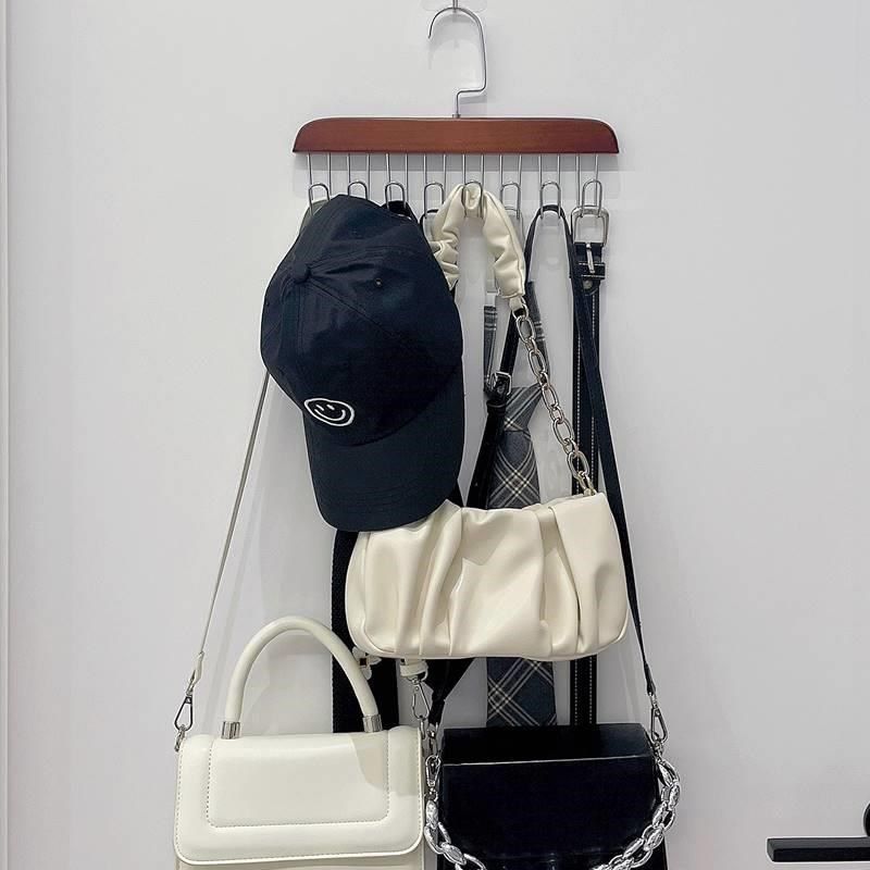 多功能吊b带衣架衣柜家用宿舍橱柜挂钩内衣背心收纳架无痕晾晒架,收纳整理,木质衣架,淘宝优惠券,粉丝福利购,淘宝优惠卷