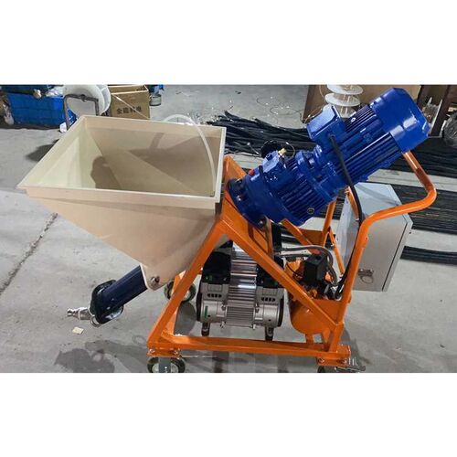 全自动小型d喷涂机隔音涂料真石漆防护上料机家庭装修水泥喷浆机