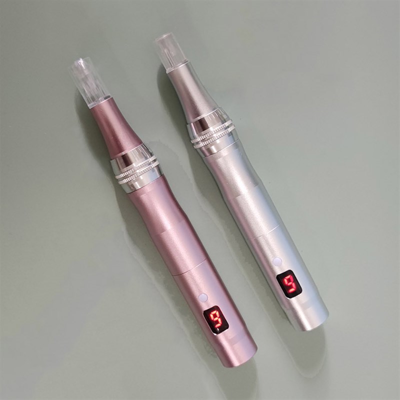 充电款6档数显屏电动微针仪纳米晶片机子中胚层微晶笔导入仪