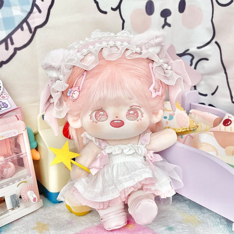 【星使茶话】熊仔士多20cm棉花娃娃娃衣套装公主纱裙X可爱仙女裙