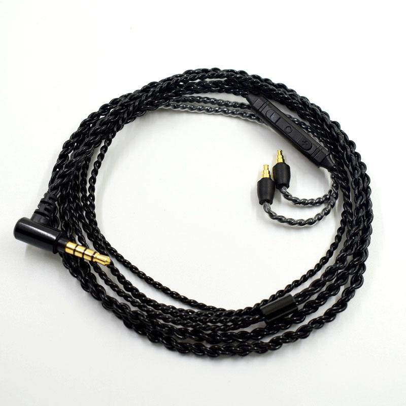 线耳机升级镀银70单晶铜森海ie音频替换ath100im/Nim50ie80适用84,3C数码配件,视频线/音频线/AV线,淘宝优惠券,粉丝福利购,淘宝优惠卷