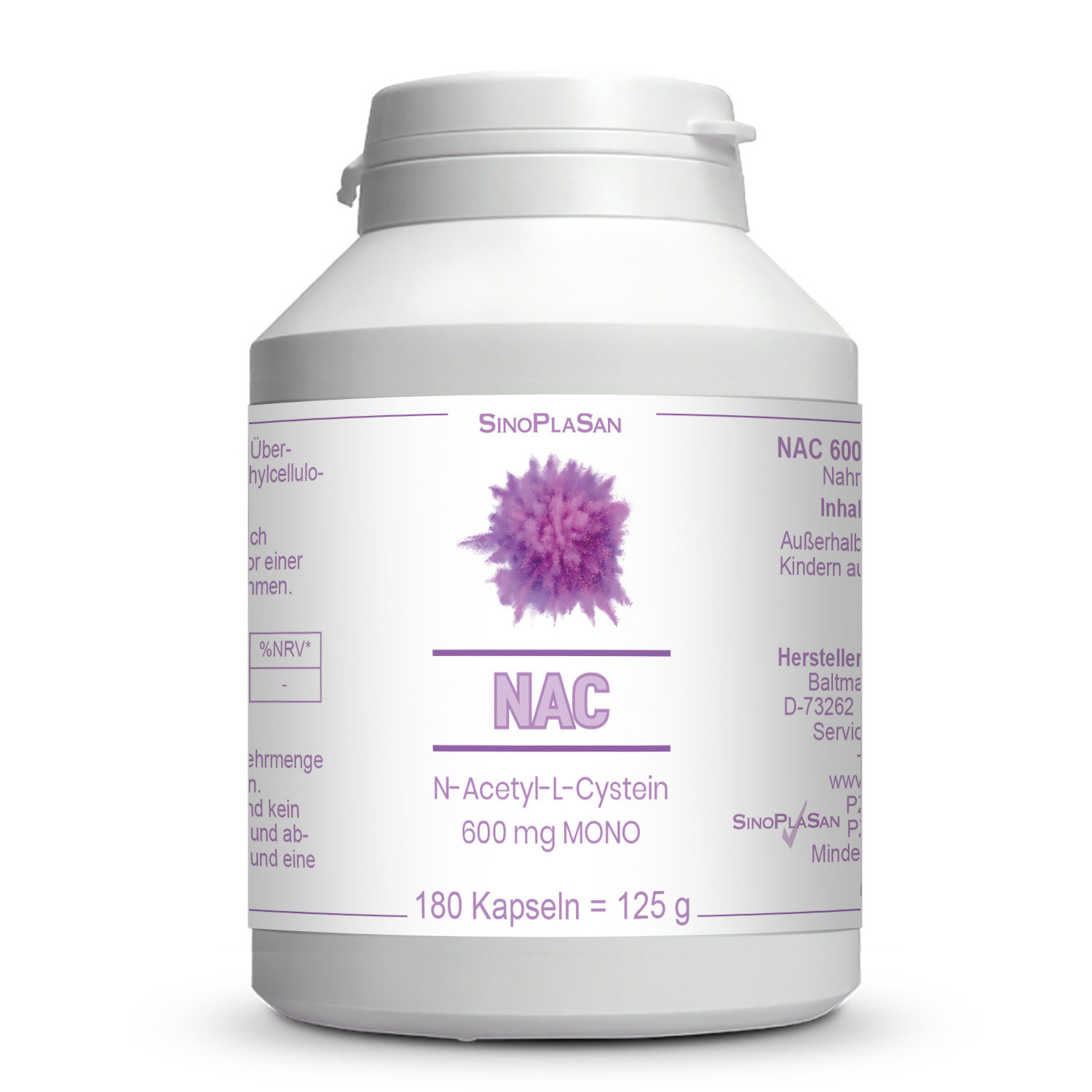 SINOPLASAN德国NAC胶囊600mg