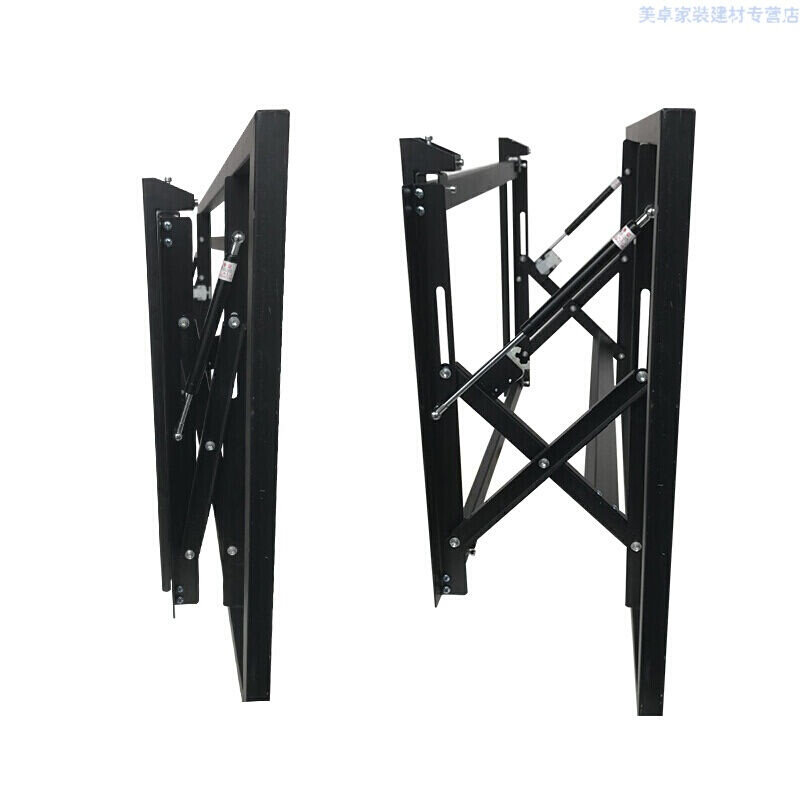 极速液晶电视h广告机显示拼接屏液压前维护伸缩支架挂墙壁挂支架