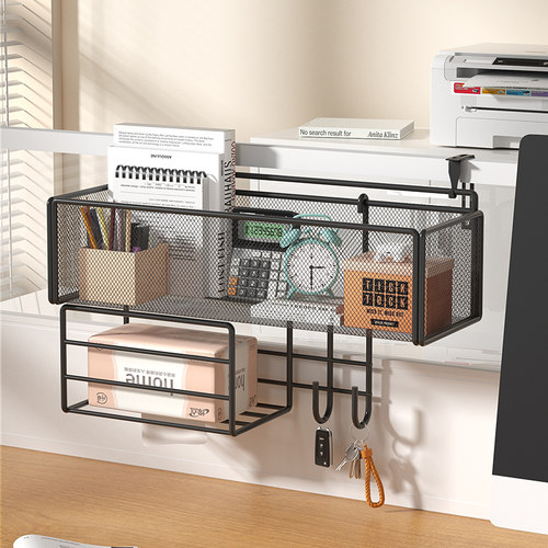 办公室隔板挂篮收纳置物架