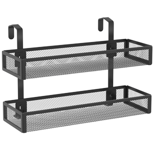 办公桌挂架铁艺多层置物架文件文具窗台搁板收纳蓝盆栽架办公室隔板挂架装饰桌面纸巾架阳台多肉植物花架多层