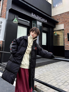 儿童羽绒服外套中长款高质量时尚潮流男女宝白鸭绒填充90绒冬季