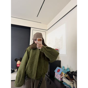 CHACHA【禾木小镇】休闲时尚百搭灯芯绒棉服外套