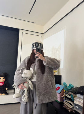 CHACHA【热绒可可】休闲时尚百搭云朵绒外套
