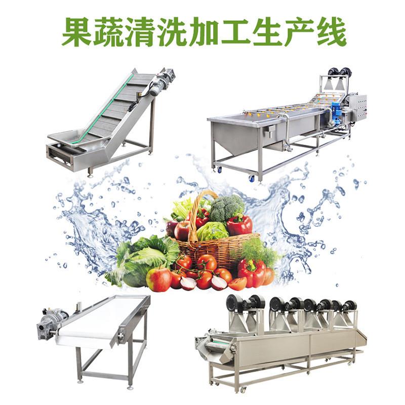 全自动连续式净菜加工设备 伟信定制竹笋清洗加工成套流水线