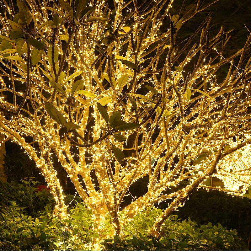 太阳能灯串满天星户外树灯景观灯缠树灯带绕树灯太阳能树灯装饰灯