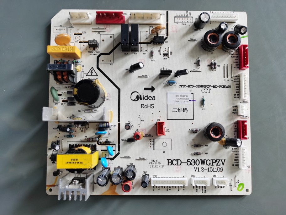 美的冰箱BCD-530WGPZV主板电脑板17131000000508 5023010100DX