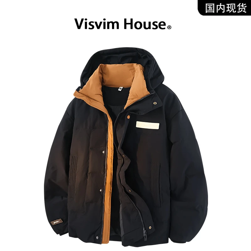品牌现货撤柜】VISVIM WINGS秋冬季假两件连帽防风羽绒服外套男