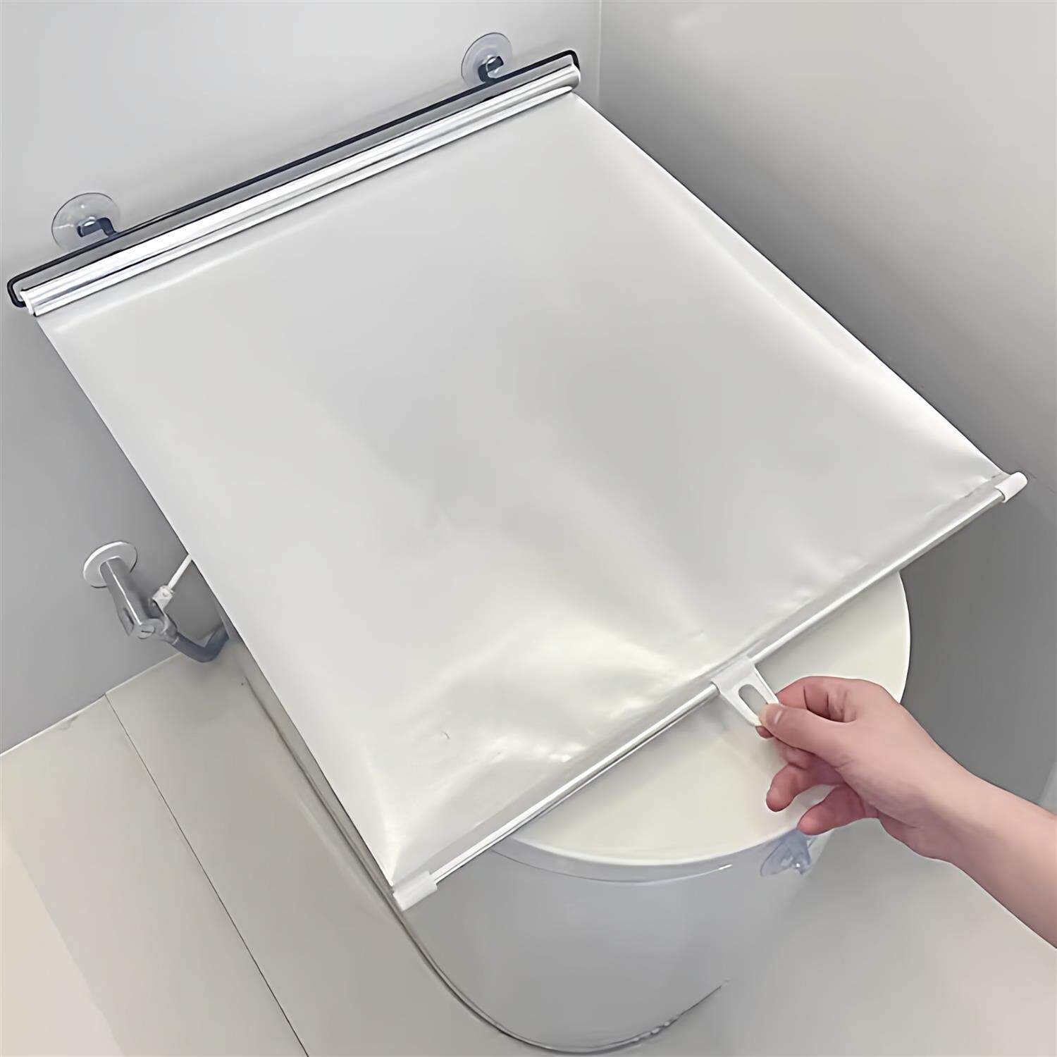 智能马桶防水罩挡板防溅水神器加厚马桶罩淋套开盖不取洗澡防水罩