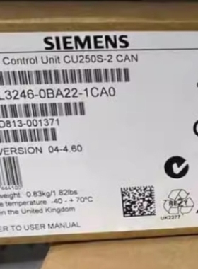 【议价】6SL3246-0BA22-1CA0CU250S-2 CAN控制单元6SL32460BA221C