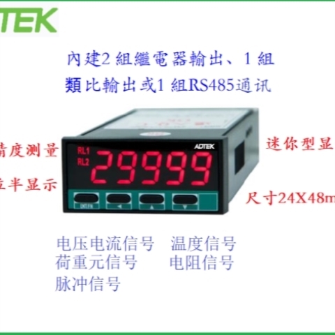 【议价】ADTEK铨盛直流信号显示表CS3-PR-AO-N-N-ADL CS3S-PR-A2-