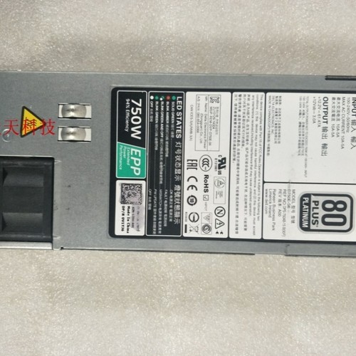 【议价】DELL R630 R730 R730XD 750W 电源 G6W6K V1YJ6 0W8R3C L