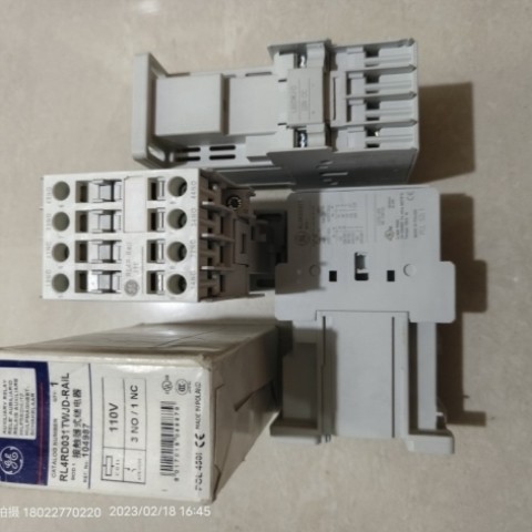 【议价】通用GE接触器式继电器RL4RD031TWJD-RAIL 110V 3NO/1NC